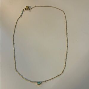 Kendra Scott Mini Elisa Necklace Turquoise